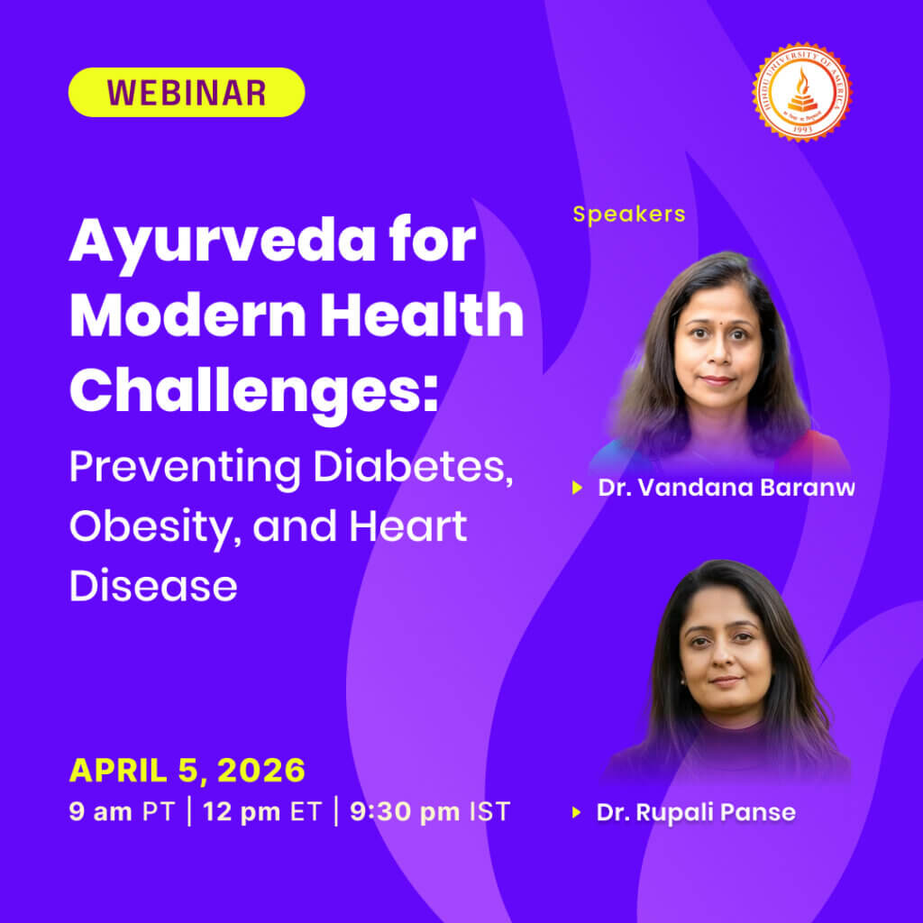 Ayurveda for Modern Health Challenges: Preventing Diabetes, Obesity, and Heart Disease