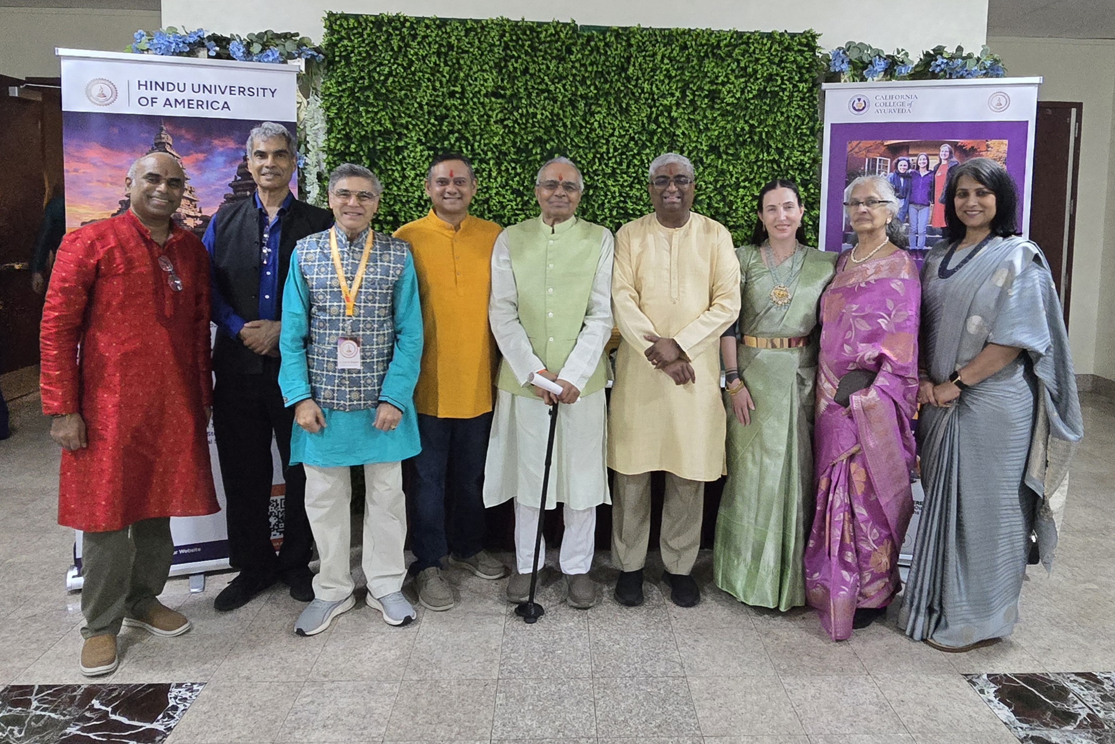HUA Staff and Faculty with HUG Volunteers and Shri Ramesh Bhutada and Smt. Kiran Bhutada