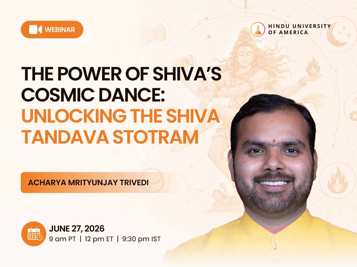 Explore the Shiva Tandava Stotram—its meaning, symbolism, and chanting tradition—in this insightful webinar with Acharya Mrityunjay Trivedi.