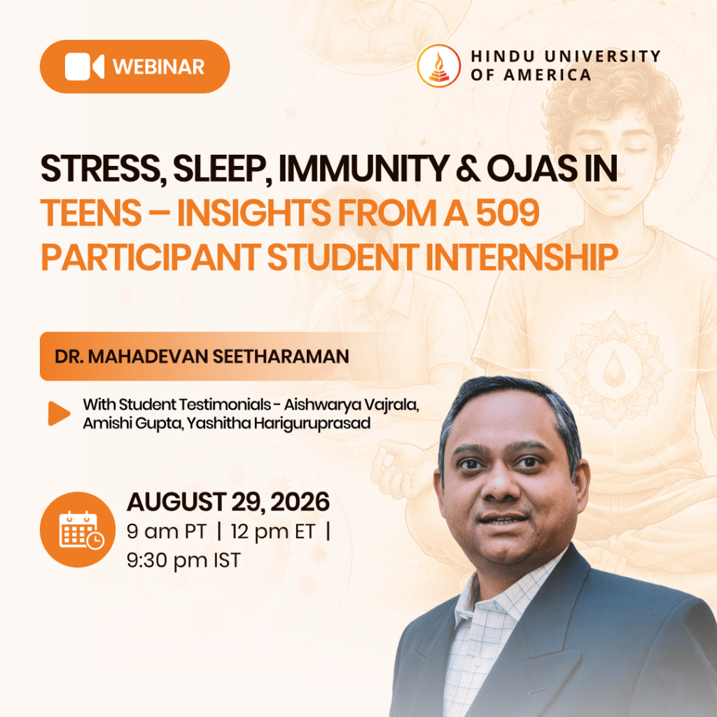 Stress, Sleep, Immunity & Ojas in Teens – Insights from a 509 Participant Student Internship