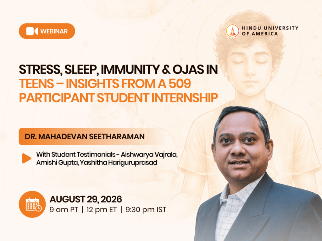 Stress, Sleep, Immunity & Ojas in Teens – Insights from a 509 Participant Student Internship